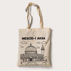 Bez Çanta Boyama Mescid-i Aksa Desen Set