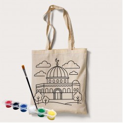Bez Çanta Boyama Mescid-i Aksa2 Desen Set
