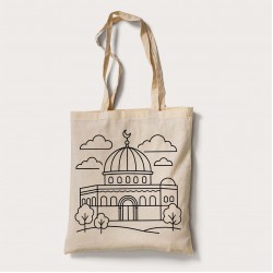 Bez Çanta Boyama Mescid-i Aksa2 Desen Set