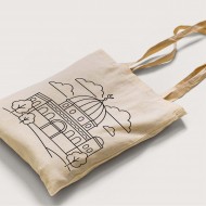 Bez Çanta Boyama Mescid-i Aksa2 Desen Set