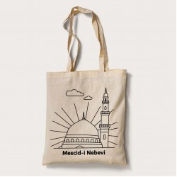 Bez Çanta Boyama Mescid-i Nebevi Desen Set