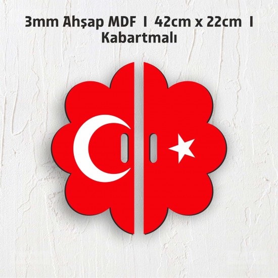 Kabartmalı Türk Bayrağı Gösteri Panosu –Model2 Kabartmalı Türk Bayrağı Gösteri Panosu –Model2