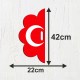 Kabartmalı Türk Bayrağı Gösteri Panosu –Model2 Kabartmalı Türk Bayrağı Gösteri Panosu –Model2