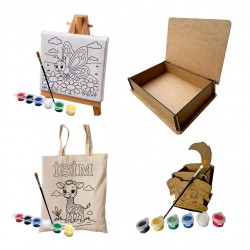 Kişiye Özel Ahşap Boyanabilir Set Kutusu MD3