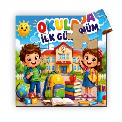 Okulda İlk Günüm Ahşap Puzzle 9 Parça