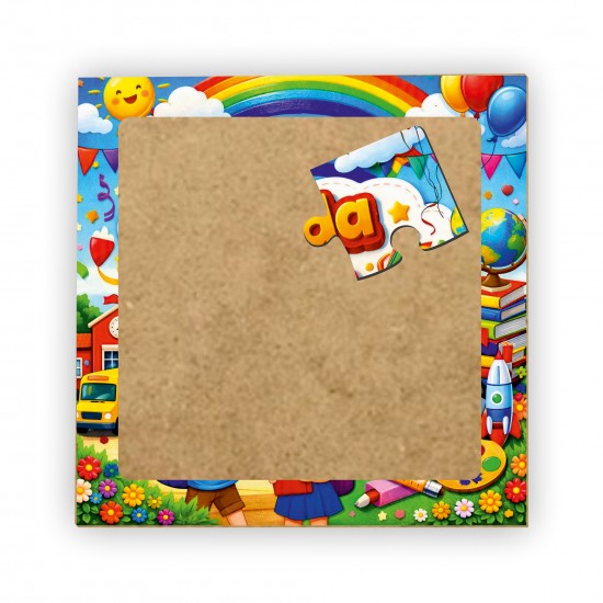 Okulda İlk Günüm Ahşap Puzzle 9 Parça MDL1