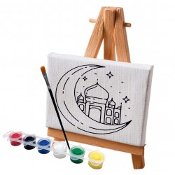 Tuval Boyama Seti  Ramazan Özel Cami Hilal Model 1