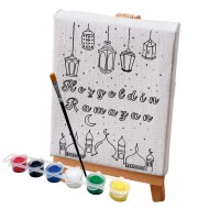 Tuval Boyama Seti  Ramazan Özel Hoş Geldin Ramazan 2