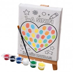 Tuval Boyama Seti  İlkgün Hatırası