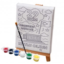 Tuval Boyama Seti 29 Ekim Anıt Kabir