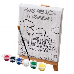 Tuval Boyama Seti Hoş Geldin Ramazan