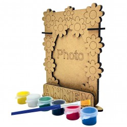 Ahşap Boyama Seti Anneler Günü Çerçeve Model1