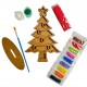 Çam Ağacı Yılbaşı Ahşap Kum Boyama Seti