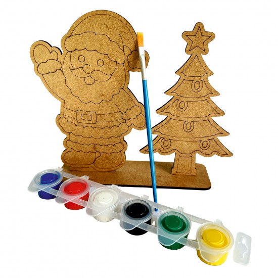 Çam Noel Yılbaşı Ahşap Boyama Seti 1 Çam Noel Yılbaşı Ahşap Boyama Seti 1