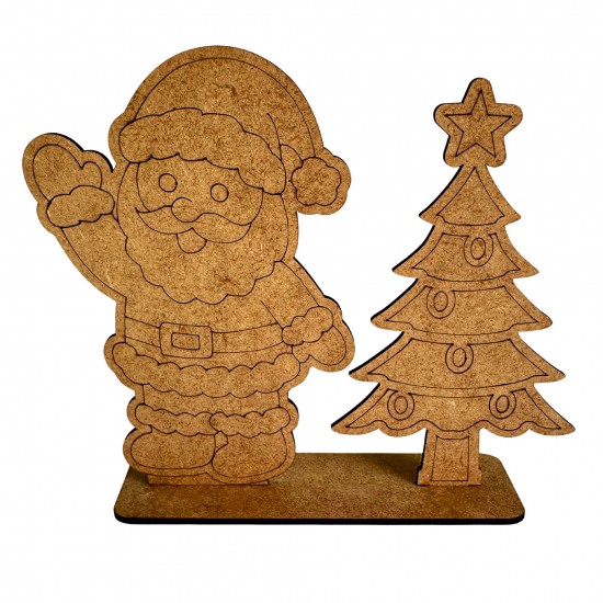 Çam Noel Yılbaşı Ahşap Boyama Çam Noel Yılbaşı Ahşap Boyama