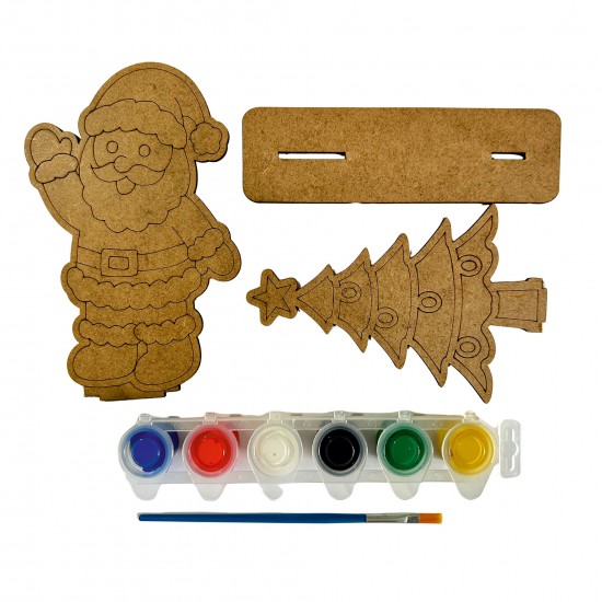 Çam Noel Yılbaşı Ahşap Boyama Seti 1 Çam Noel Yılbaşı Ahşap Boyama Seti 1