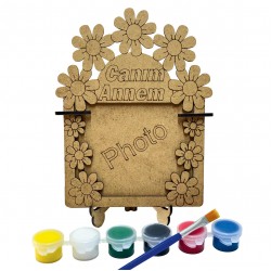 Ahşap Boyama Seti Anneler Günü Çerçeve Model3