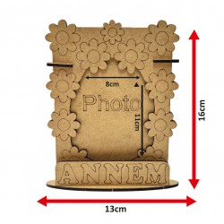 Ahşap Boyama  Anneler Günü Çerçeve Boyasız Model1
