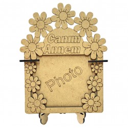 Ahşap Boyama  Anneler Günü Çerçeve Boyasız Model3