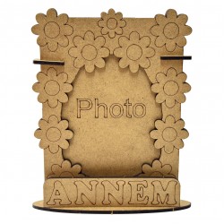 Ahşap Boyama  Anneler Günü Çerçeve Boyasız Model1