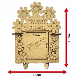 Ahşap Boyama  Anneler Günü Çerçeve Boyasız Model3